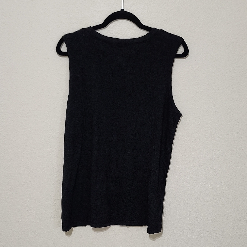 Monrow Black Muscle Tee Top - Picture 8 of 11
